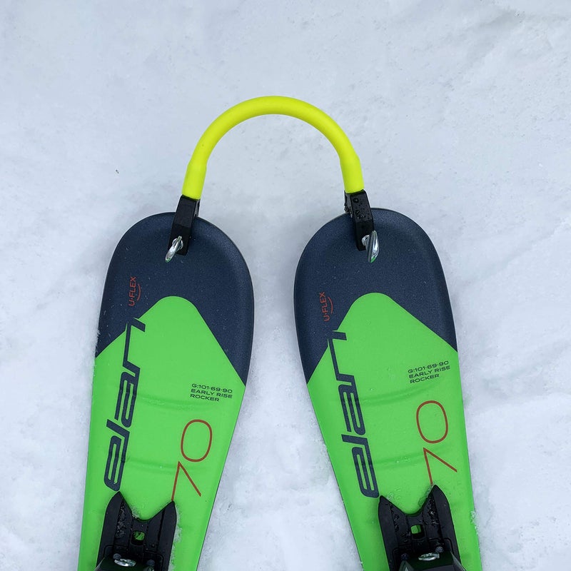 Edgie Wedgie - The Original Kids Ski Tip Connector (Yellow) - Image 2